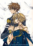 Sakura Syaoran .Fancel paint. by escafan