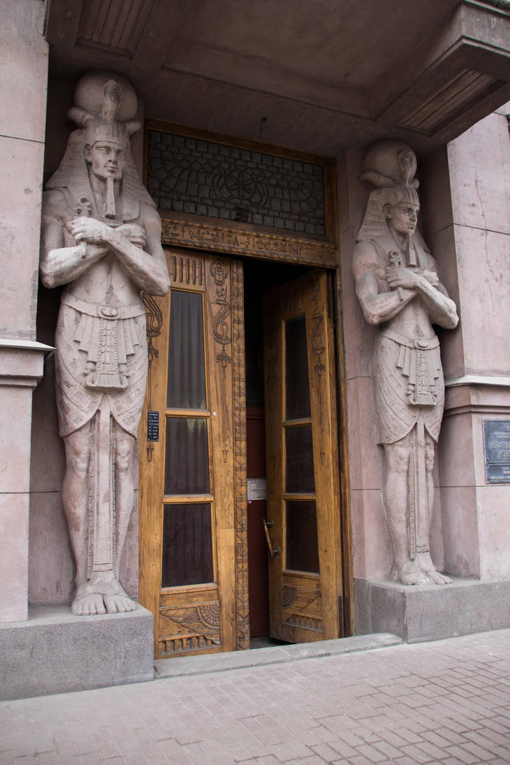 Egyptian doorway 8232 by estellium