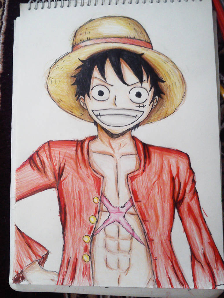 Luffy Drawing Color By Anime X Sama On Deviantart