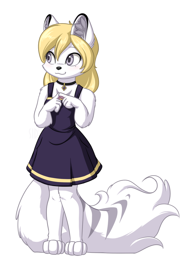 My Arctic Fox Fursona by S1Dni on DeviantArt