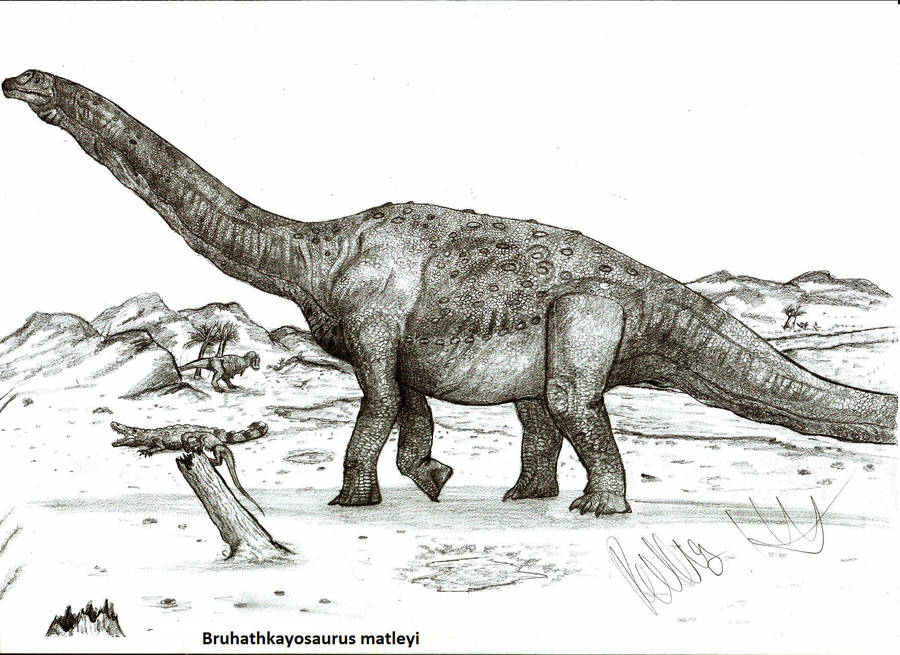 Bruhathkayosaurus matleyi by Teratophoneus