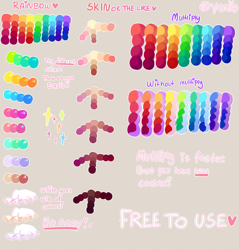 Tutorial + FREE to use Palette by Yamio
