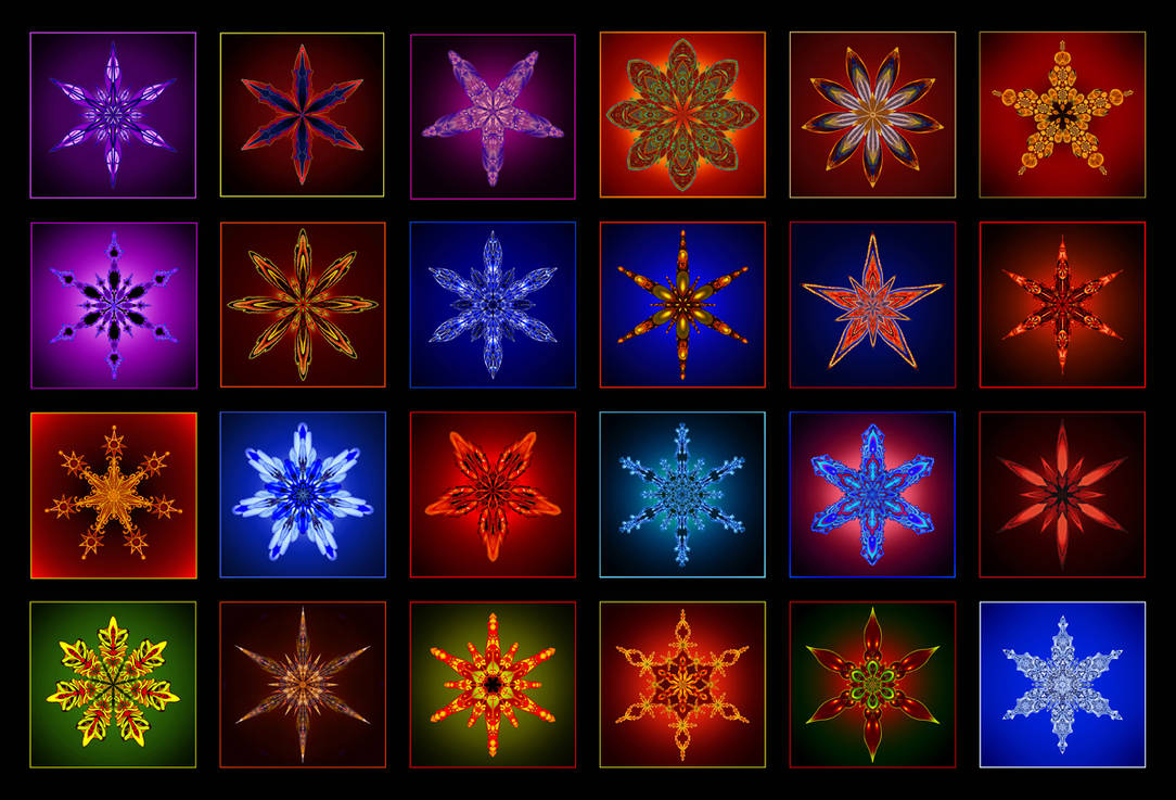 24 Days of Advent Stars Collage by Inianna 24 Days of Advent Stars Collage by Inianna