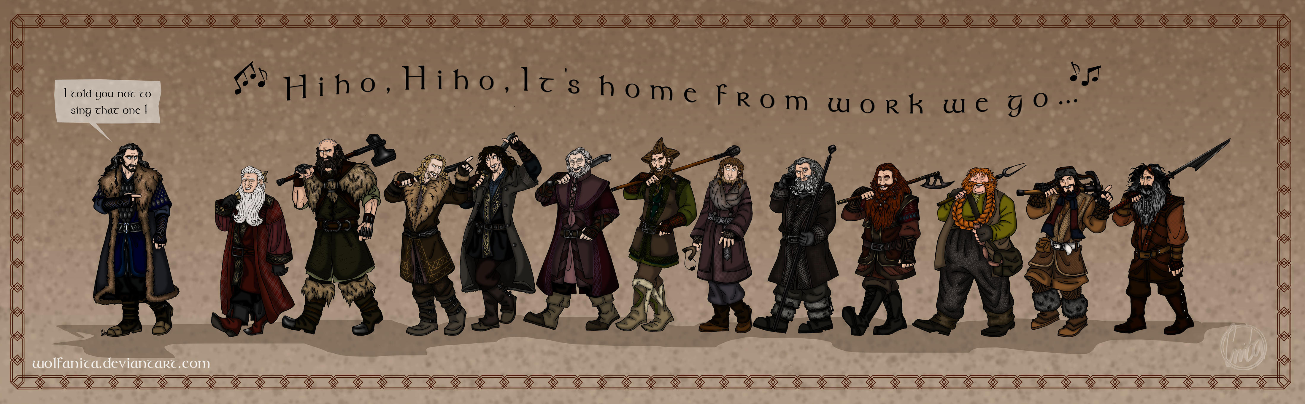 The Hobbit: Wrong Tune by wolfanita