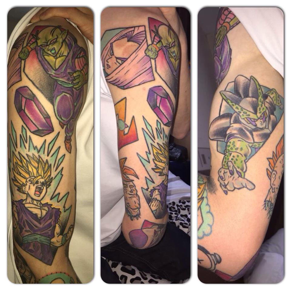Dragon Ball Z Tattoo Sleeve by Bridge927 on DeviantArt