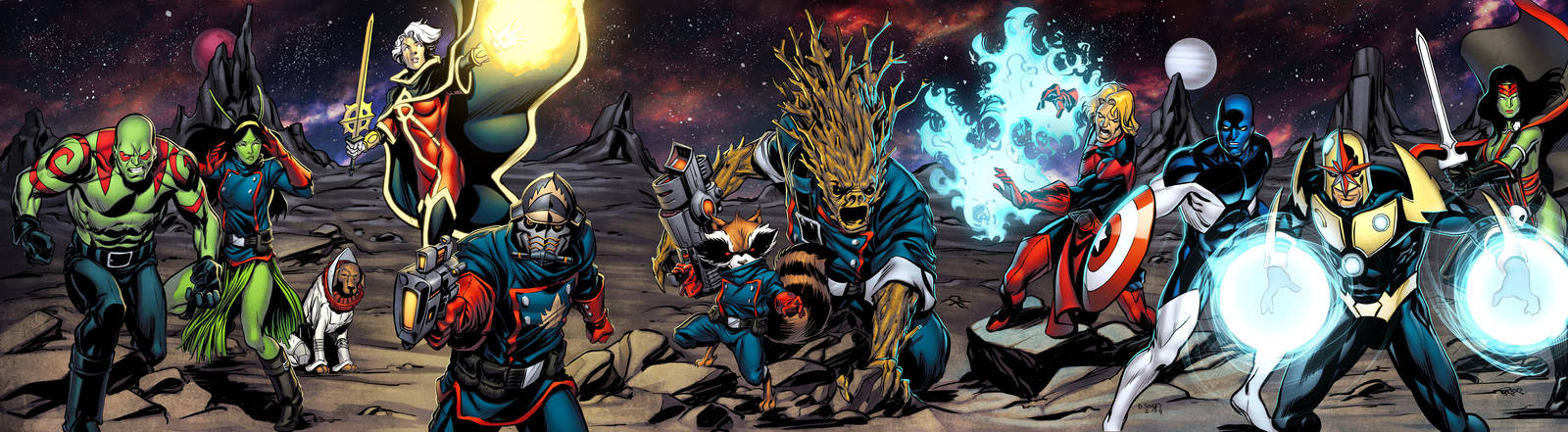 Guardians of The Galaxy by spidermanfan2099