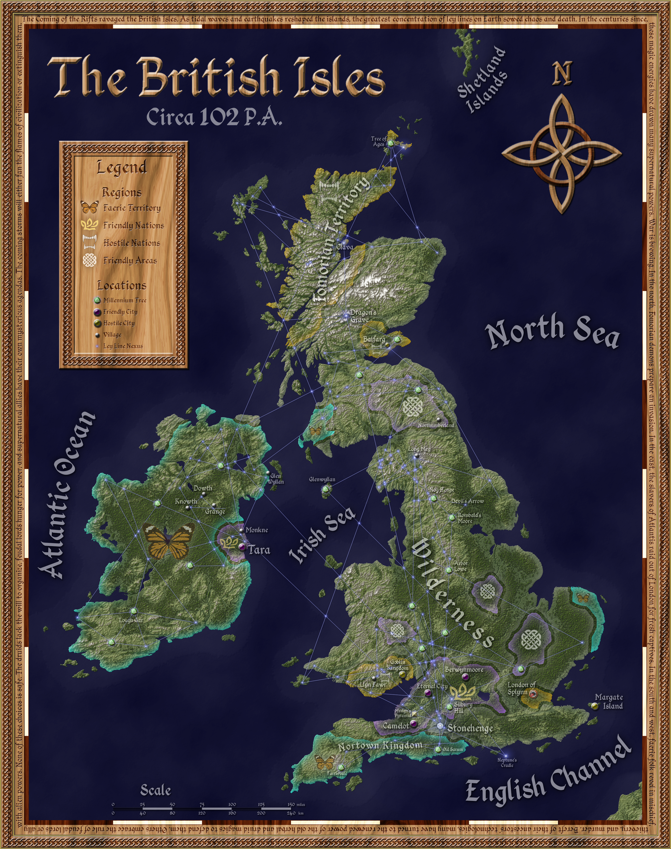 Post-Apocalyptic British Isles (Political Map) by Will-Erwin