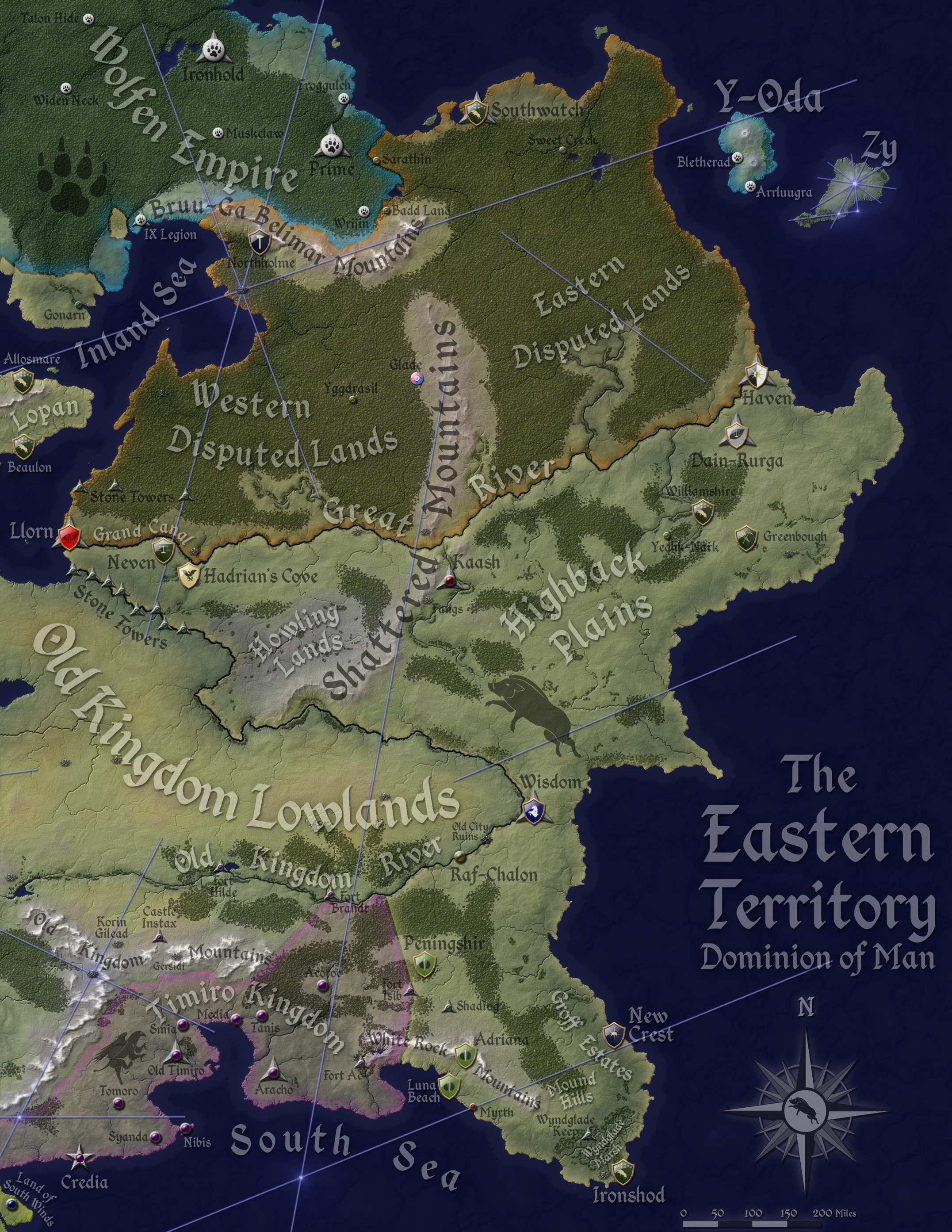 The Eastern Territory: Political Geography by Will-Erwin