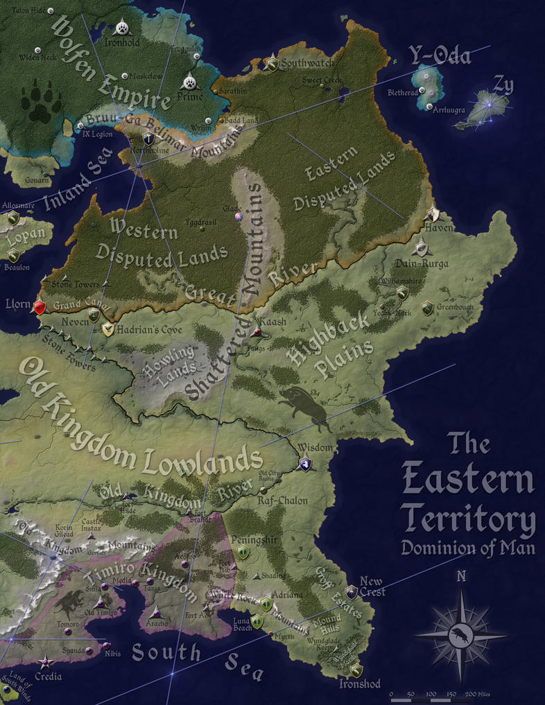 The Eastern Territory: Political Geography by Will-Erwin