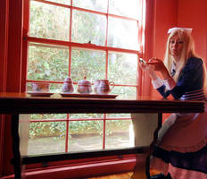 APH: Afternoon Tea with Knives by meginatree