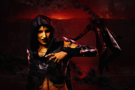 D`Vorah vs Kenshi by SabiNoir