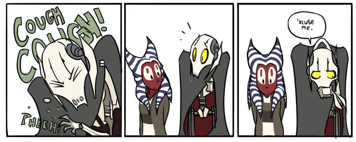 Grievous, Shaak Ti, + Manners by r2griff2