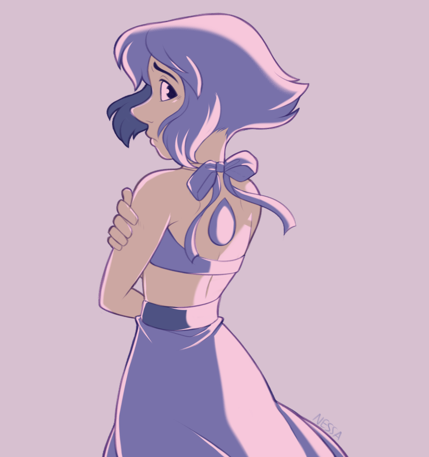 Today's warmup!  On tumblr, there's a "palette Challenge", where you reblog an image with multiple pallets and people choose one and a character for you to draw. You can only use the colours g...