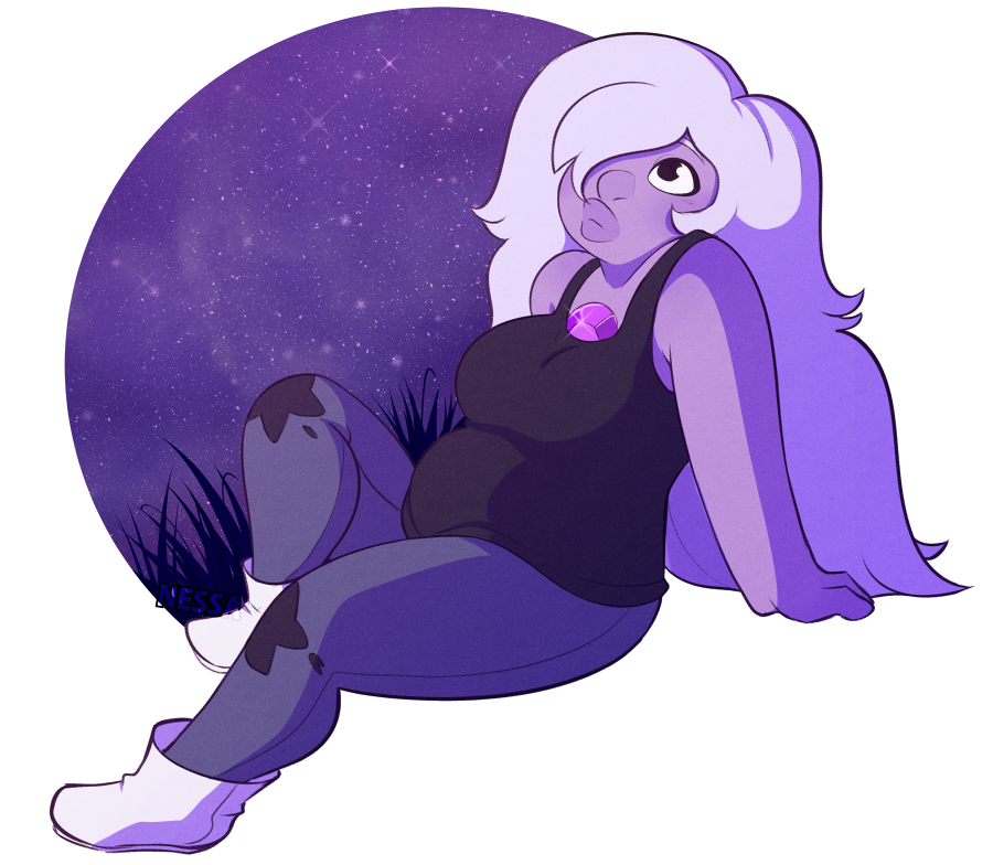 Decided to draw Amethyst before bed~