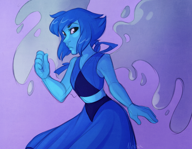 Seems I can't stop drawing today, so I just had to draw Lapis too!