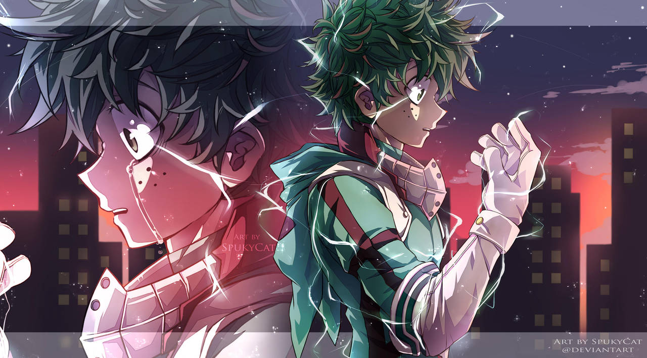 Deku - BNHA Wallpaper by SpukyCat on DeviantArt