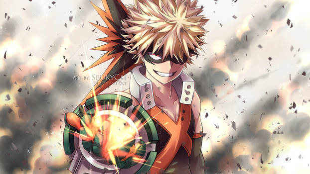 Bakugou Katsuki BNHA Wallpaper by SpukyCat