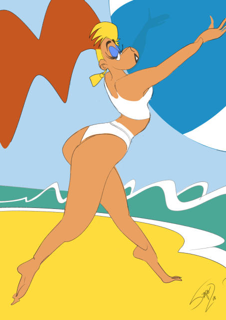 Girls Just Wanna Have Sun by LaserDatsun
