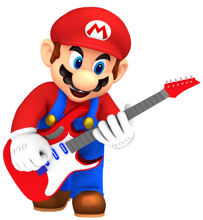Image courtesy of https://www.deviantart.com/nintega-dario/art/Mario-Playing-Electric-Guitar-681131918