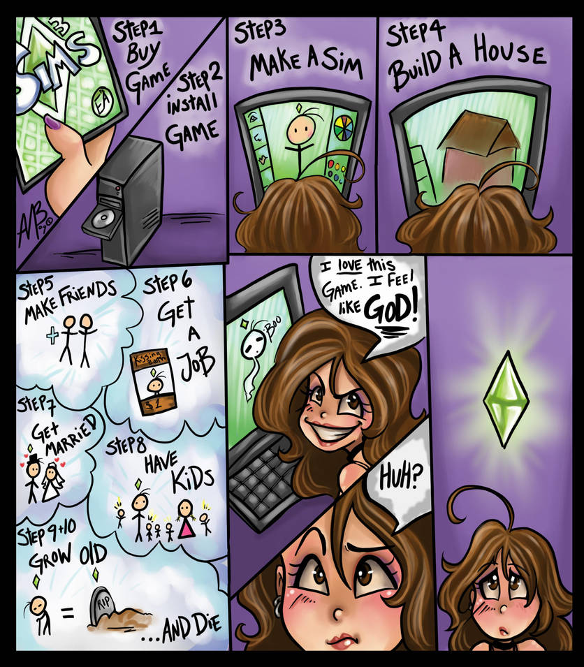 Sims addiction by Harpyqueen