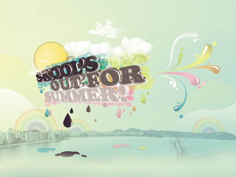 Skool's Out Wallpaper Pack by d4m