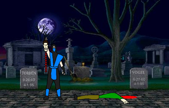 Sub-Zero finished off the sockpuppeteer by RGMfighter14