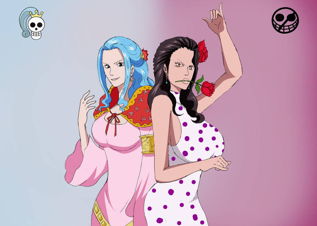One Piece \\ The 2 Princesses Viola and Vivi by Katong999 on DeviantArt