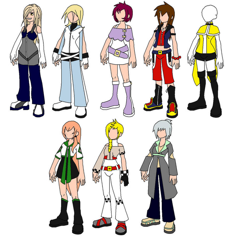 Kingdom Hearts OC Deisgns by PrincessPoutee on DeviantArt