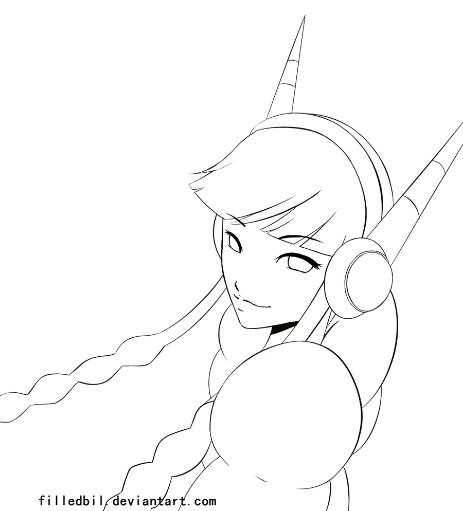 Lineart: Elesa by GioFD on DeviantArt