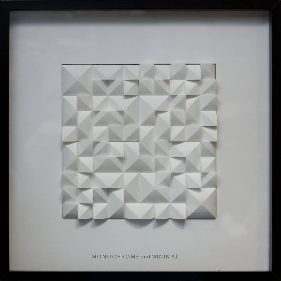 Photo of Permutation 16 II in a black frame by monochromeandminimal
