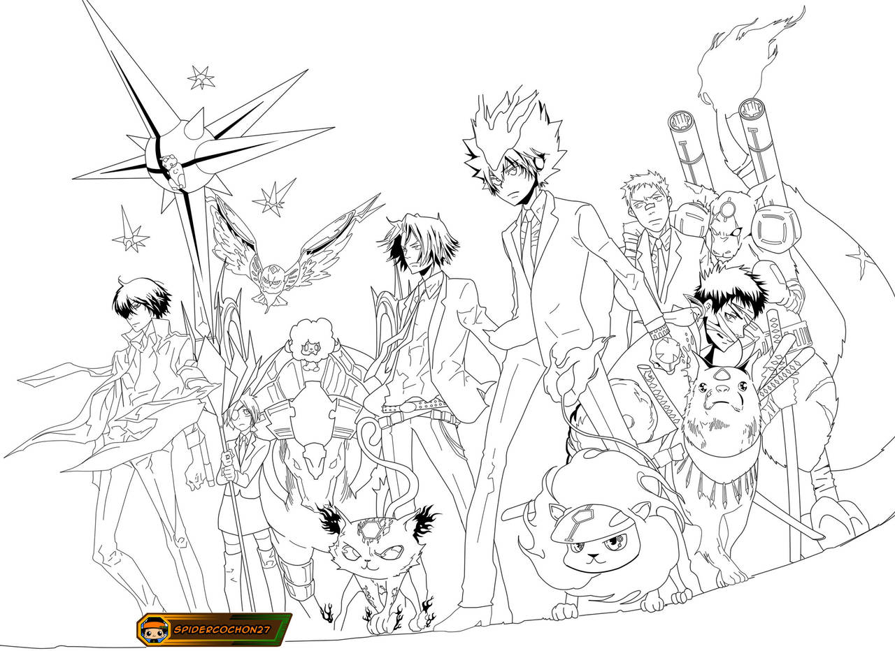 Line Art Reborn 240 by spidyy