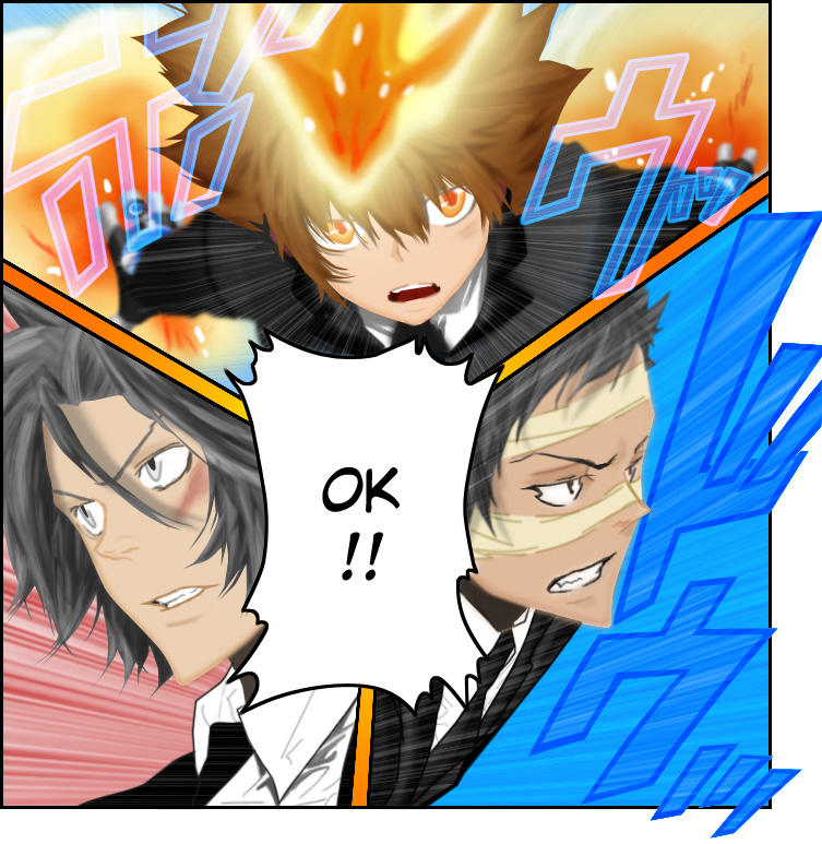 Tsuna Gokudera Yamamoto 248 by spidyy