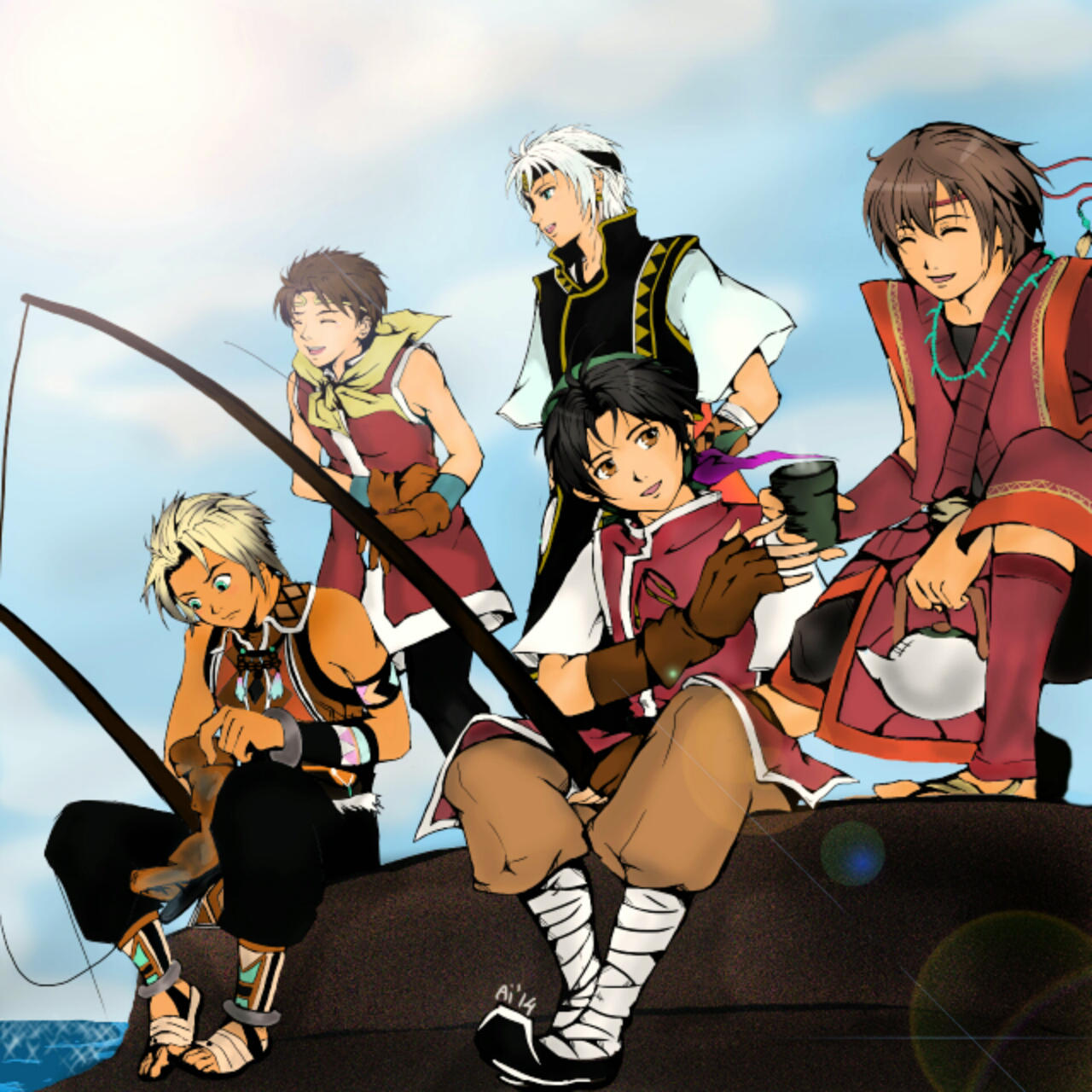Suikoden - Heroes Meeting Part 2 by HikariShuyo