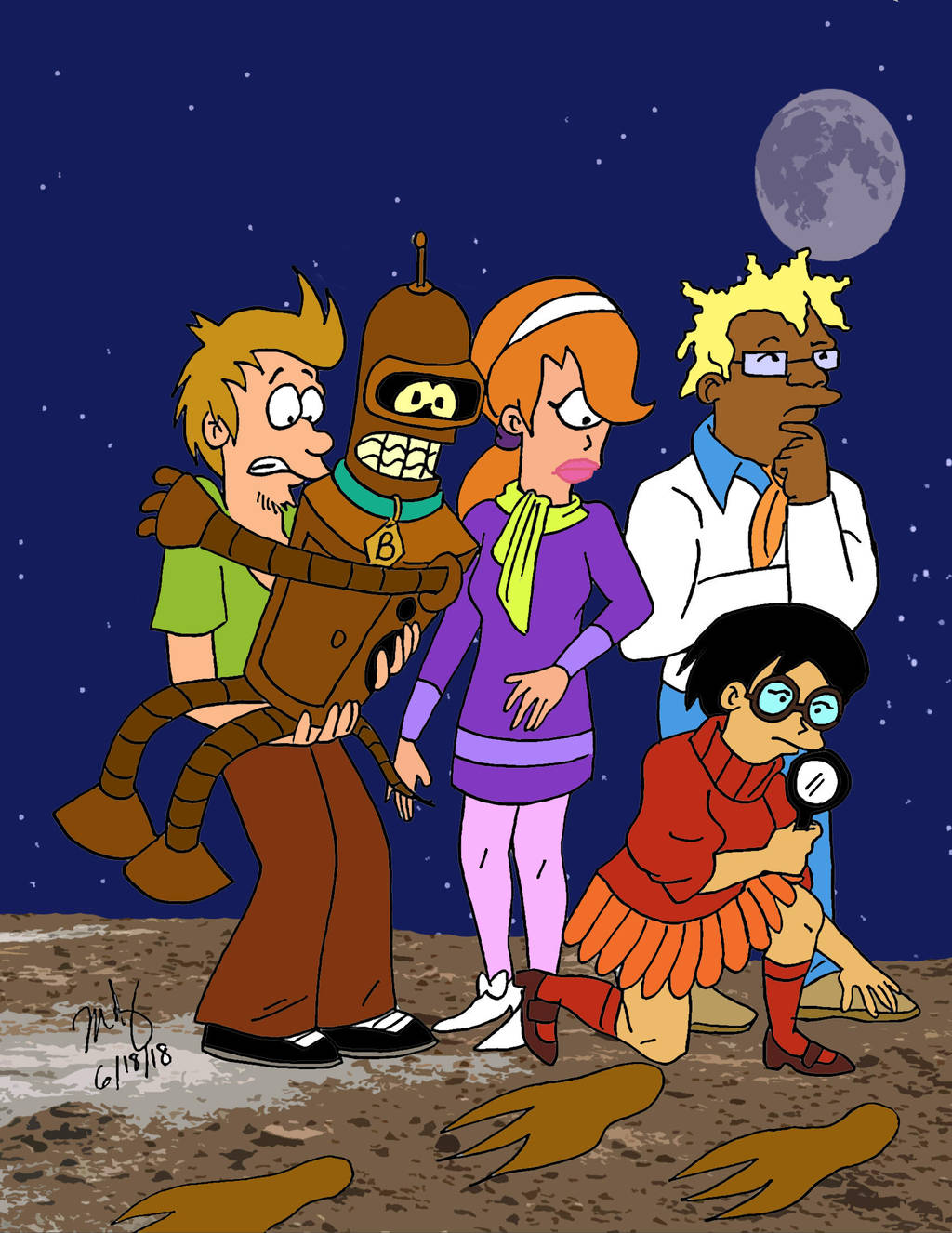 Scooby Doo Futurama by pythonorbit