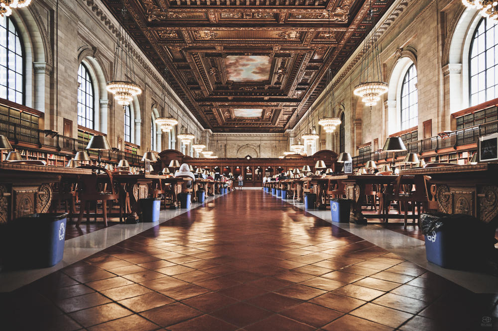 The library. by Be-at