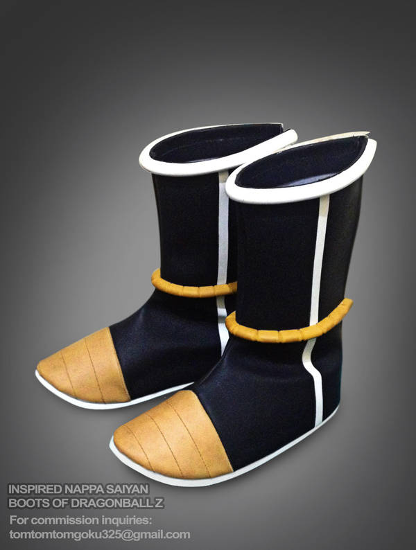 Inspired Dragonball Z Saiyan Nappa Boots by jeffbedash325 Inspired Dragonball Z Saiyan Nappa Boots by jeffbedash325