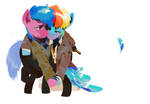 Firefly and Rainbow Dash by stealthpones