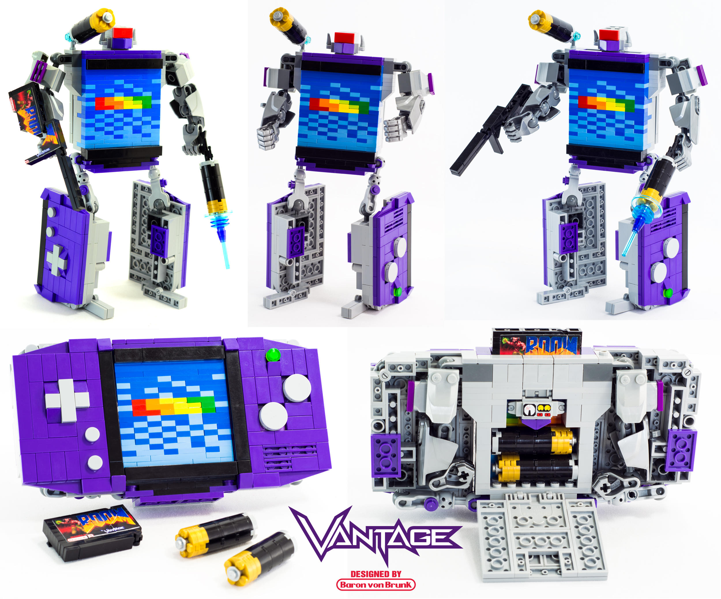 Vantage - LEGO Game Boy Advance Transformer by VonBrunk