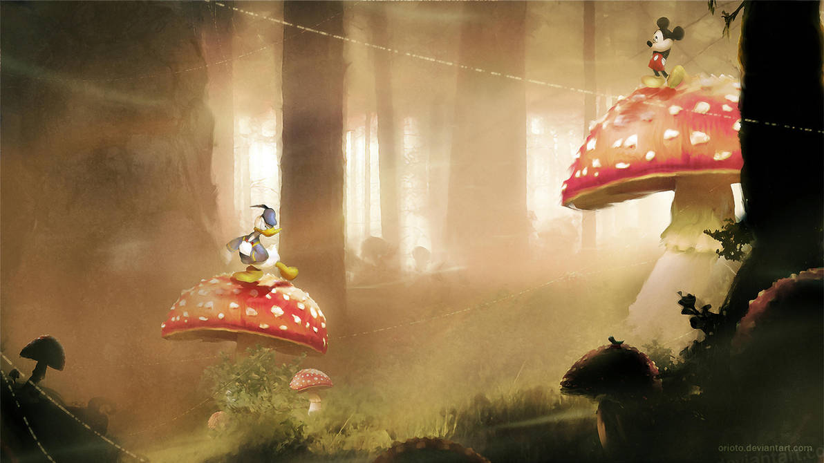 Mickey and Donald by Orioto