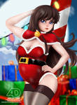Merry Christmas, (Preggo Galaxy entry) by ArrowDark