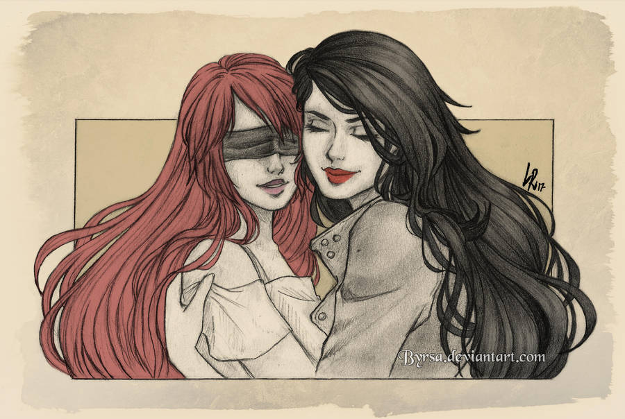 Commission: Sadie and Rin by Byrsa Commission: Sadie and Rin by Byrsa