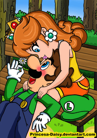Luigi and Daisy - Its for you by Princesa-Daisy