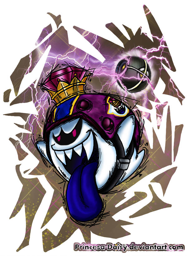 Mario Strikers Charged Football captain: King Boo by Princesa-Daisy