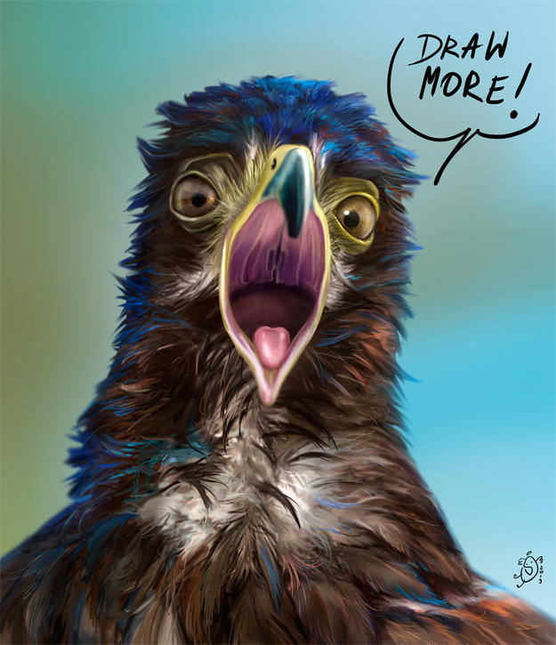 Motivational eagle by NImportant