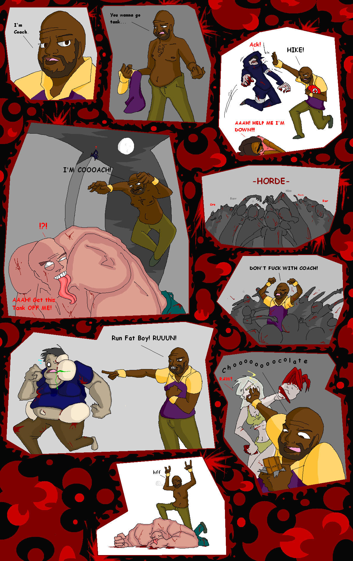 Left 4 Dead Doodle Coach by Hman-FarCry
