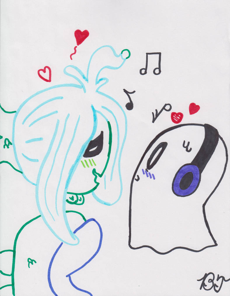 shyren x napstablook by
