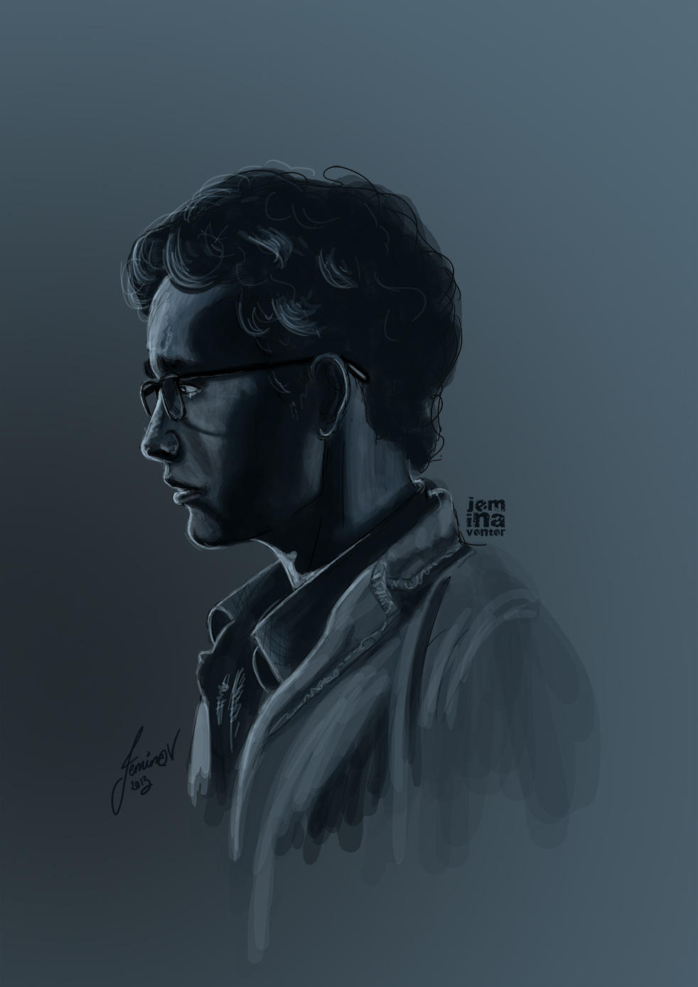 Simon Lewis: A Study in Blue by jeminabox