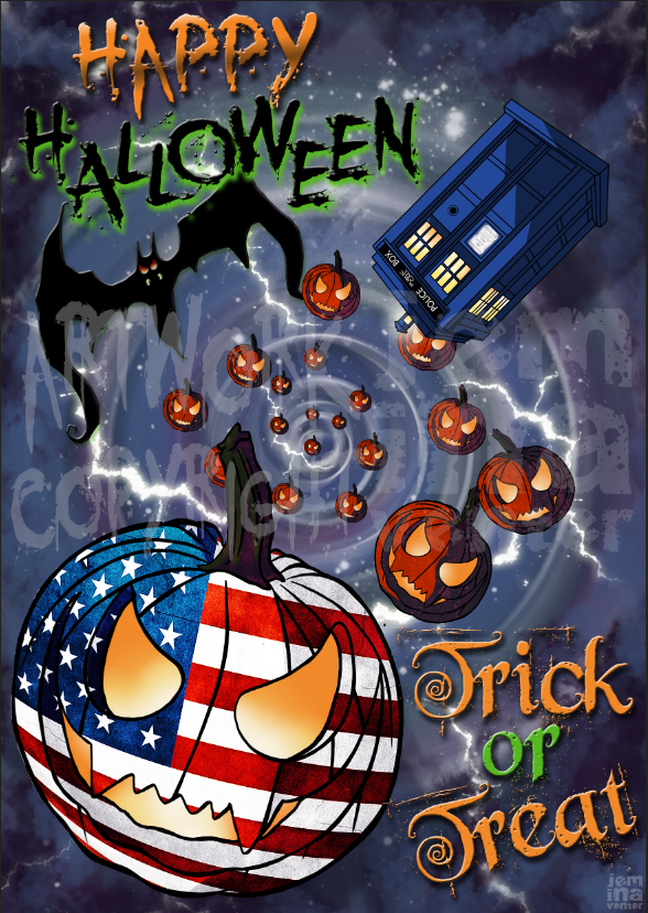 Commission: Halloween Poster by jeminabox