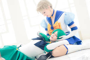 Sailor Neptune and Uranus @Katsucon 2012 -Preview by alucardleashed