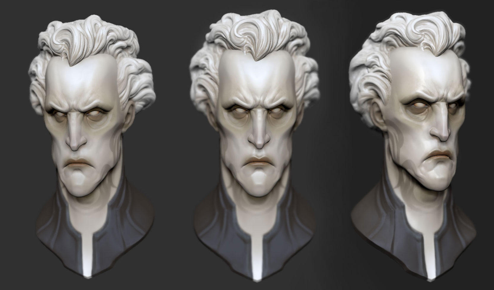 pale head study by GrayGinther